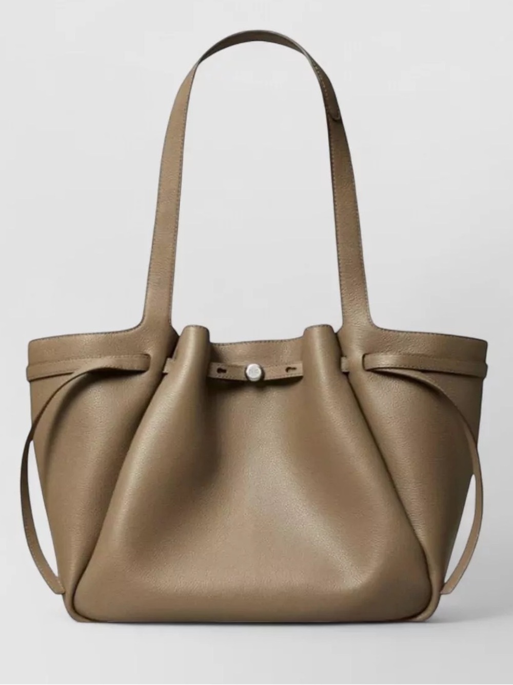 NWT Tory Burch Large Leather Romy in Mushroom
